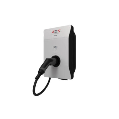 Alternative view of ZES EVC04 22 kW 5 m. Kablolu Kare Kasa Elektrikli Araç Şarj İstasyonu