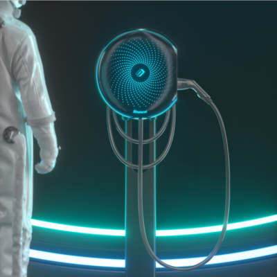 Alternative view of Sinexcel Interstellar 22 kW Duvar Tipi AC Kablolu Elektrikli Araç Şarj İstasyonu